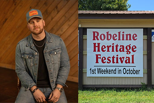 Robeline readies for Festival weekend with new signage, local talent ...