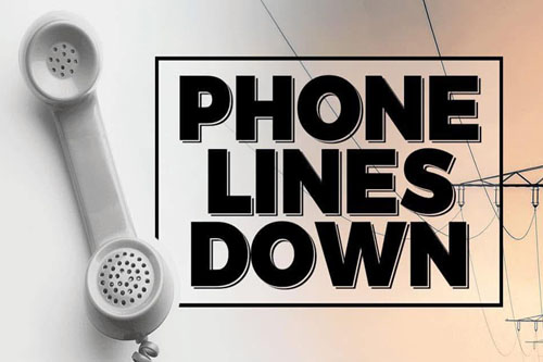Phone Issue Post Important Notice: NATCOM 911 Center experiencing phone issues ...