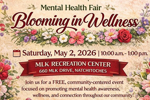 Join OMC for Mental Health Fair on Saturday, May 2, 2026 | Natchitoches ...